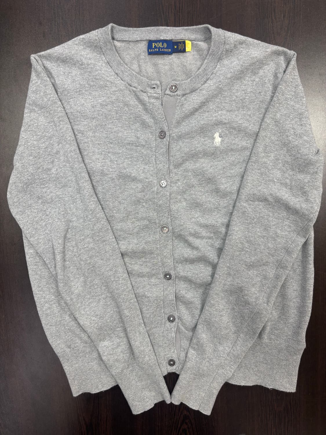 폴로 랄프로렌 회색 가디건 M 상품이미지2