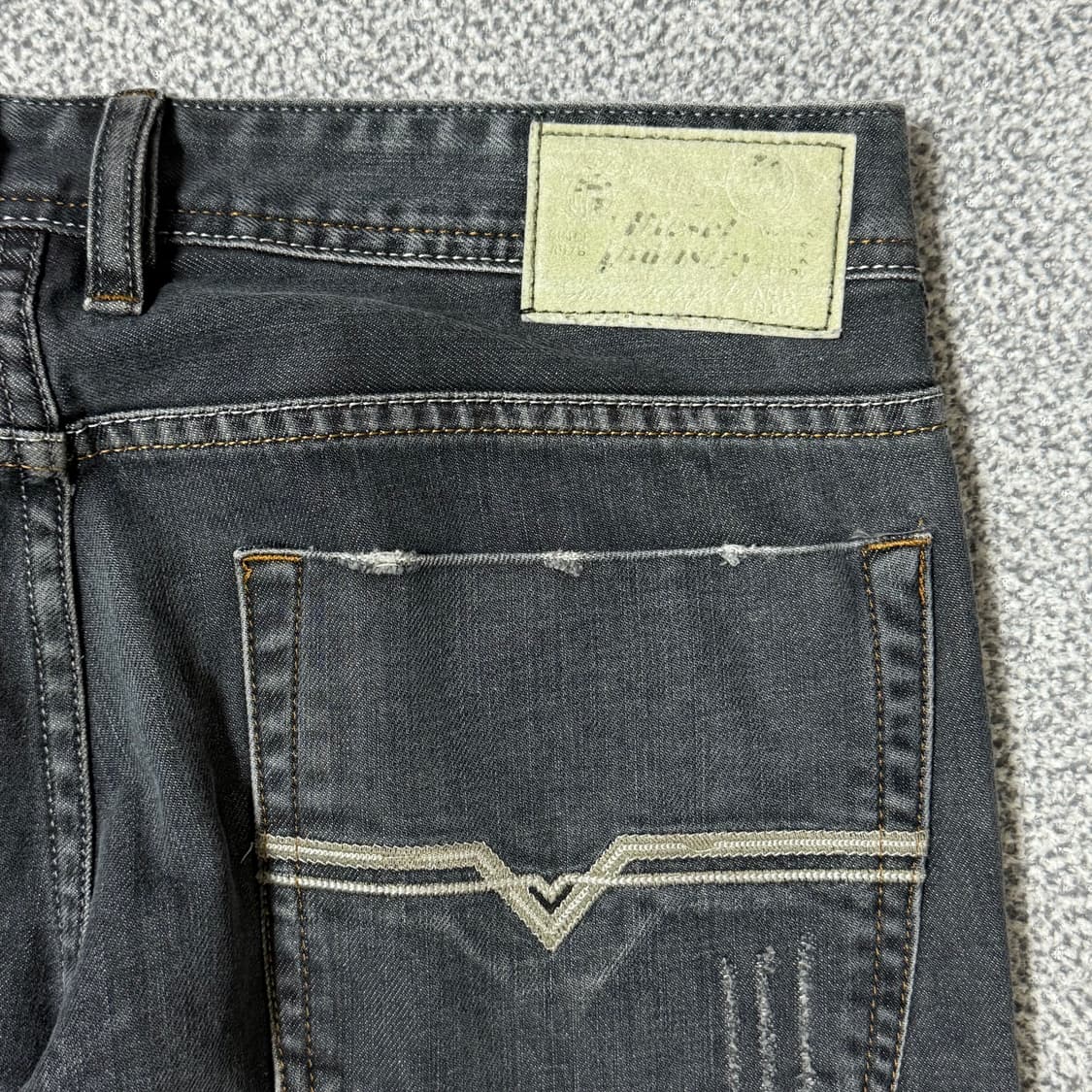 디젤 흑청 데님 33 상품이미지4