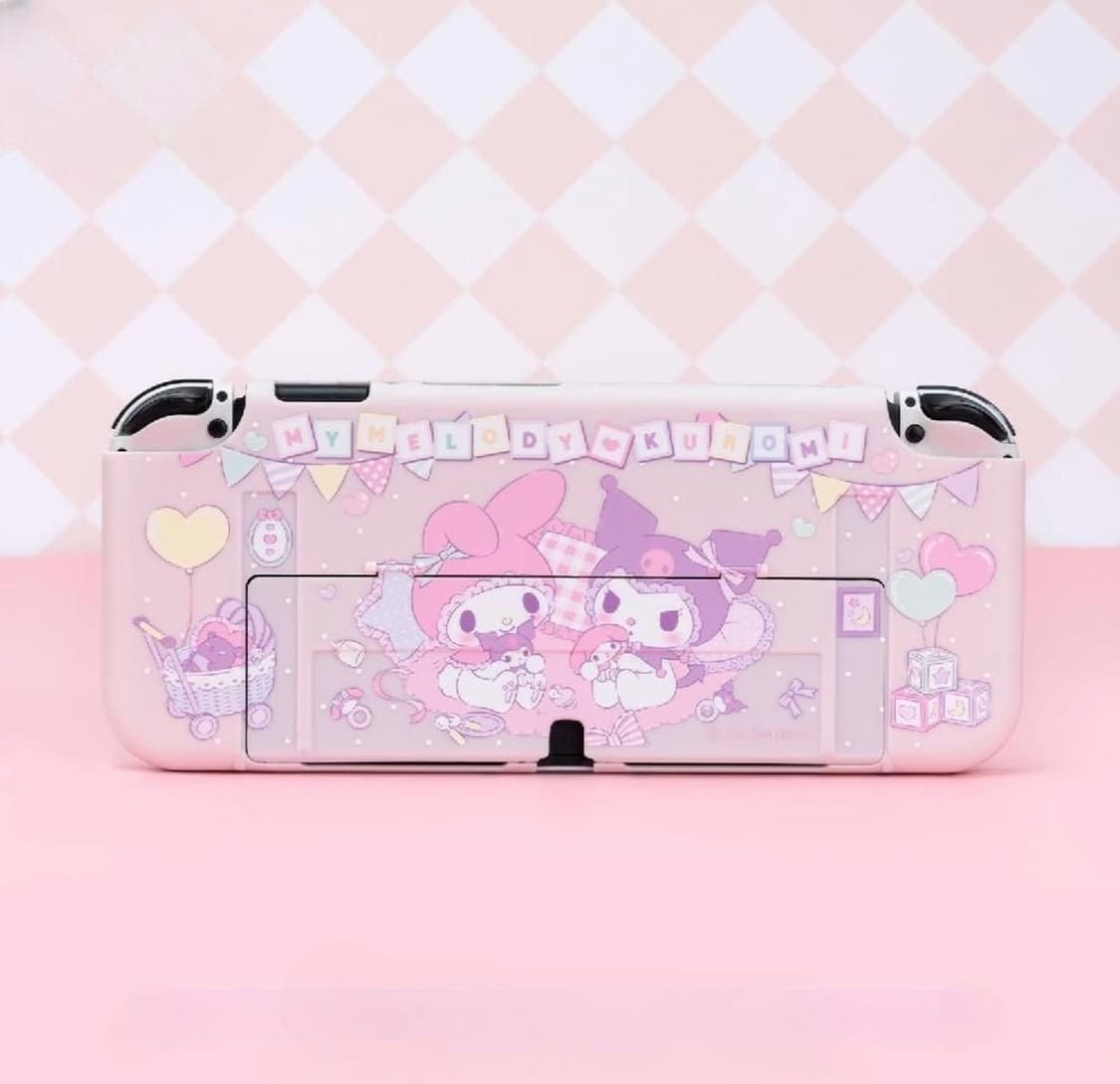 산리오 정품 마이멜로디 쿠로미 스위치 oled 일체형 케이스 상품이미지1