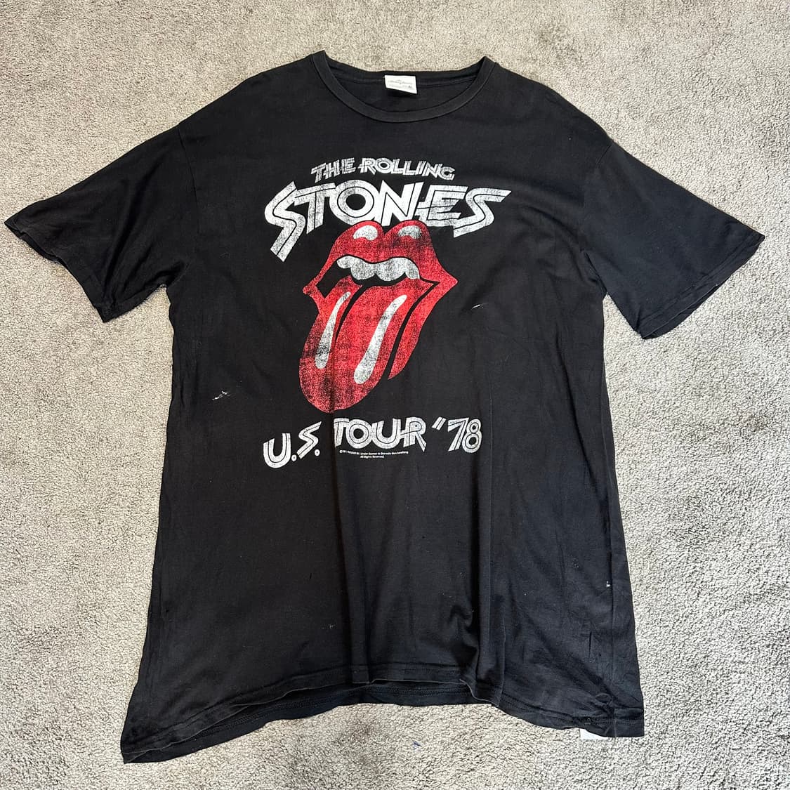 롤링스톤 2011년 공식 머천다이즈 반팔티XL 상품이미지1