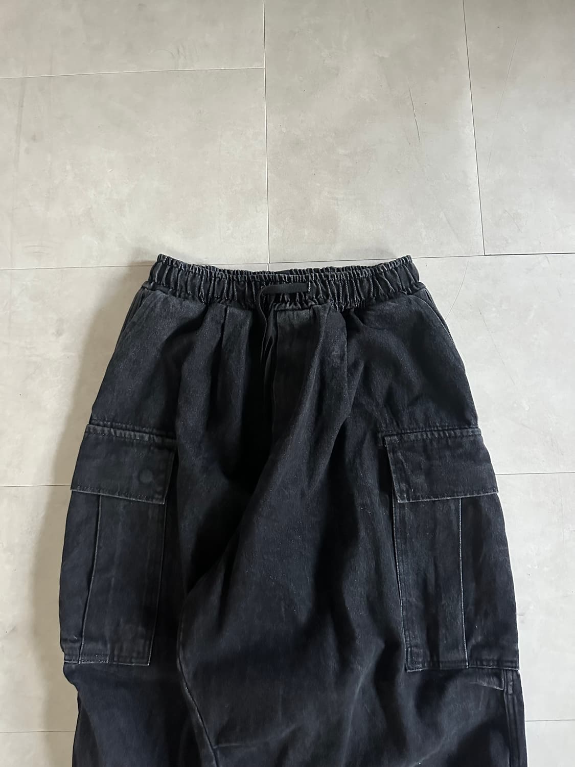 black denim cargo pants 상품이미지7