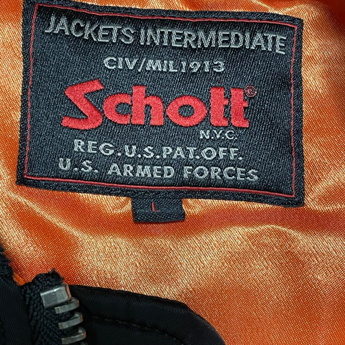 [L] 쇼트 Shott 10th Air Force ma-1 항공점퍼 상품이미지4