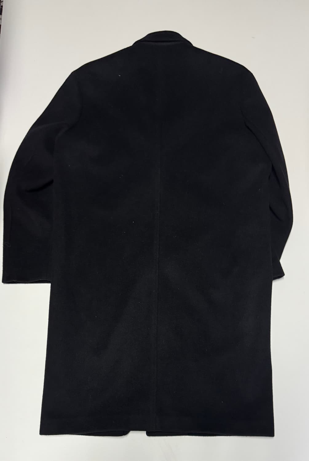 비바스튜디오 미니멀 싱글 울 코트 블랙 XL 상품이미지2