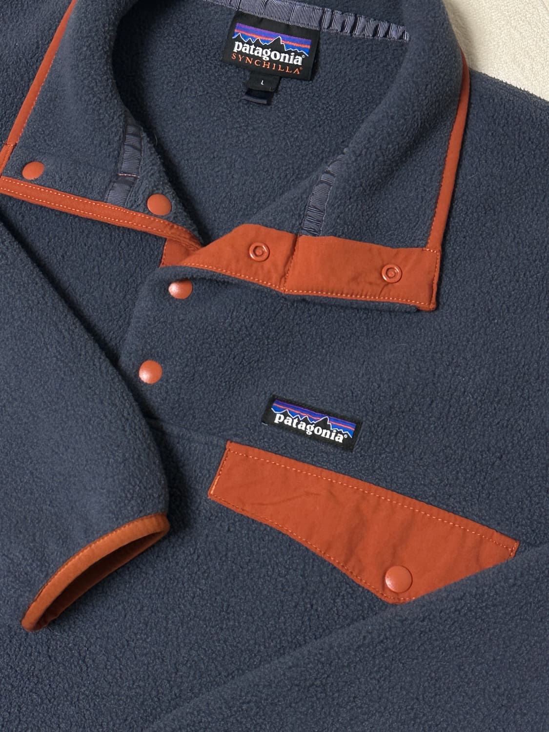 파타고니아 신칠라 버니쉬드 레드 (네이비) 상품이미지1