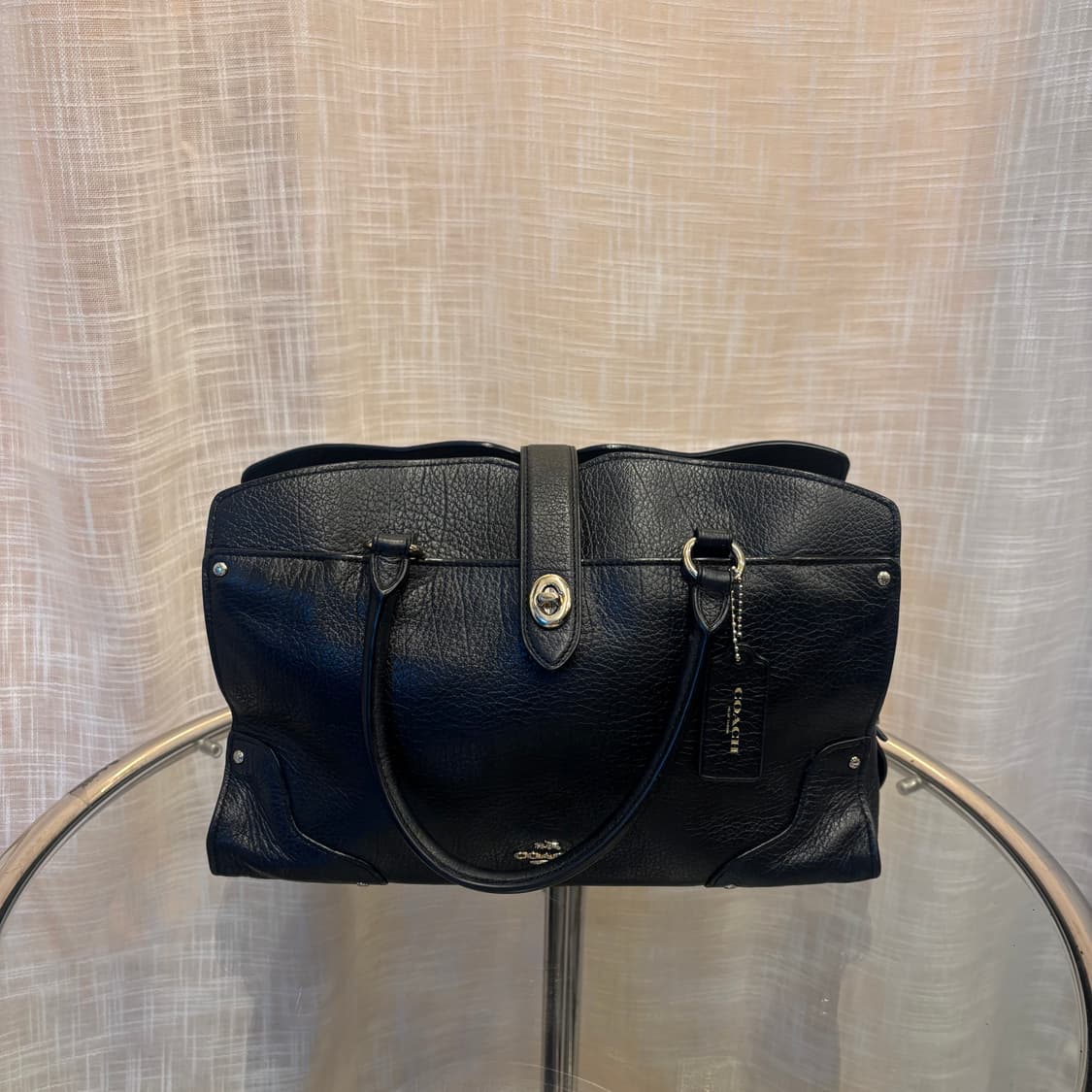 정품 코치 가죽 토트백     상품이미지1