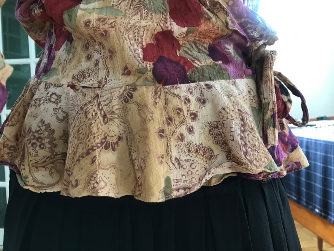 vintage pattern wrap shirts 상품이미지5