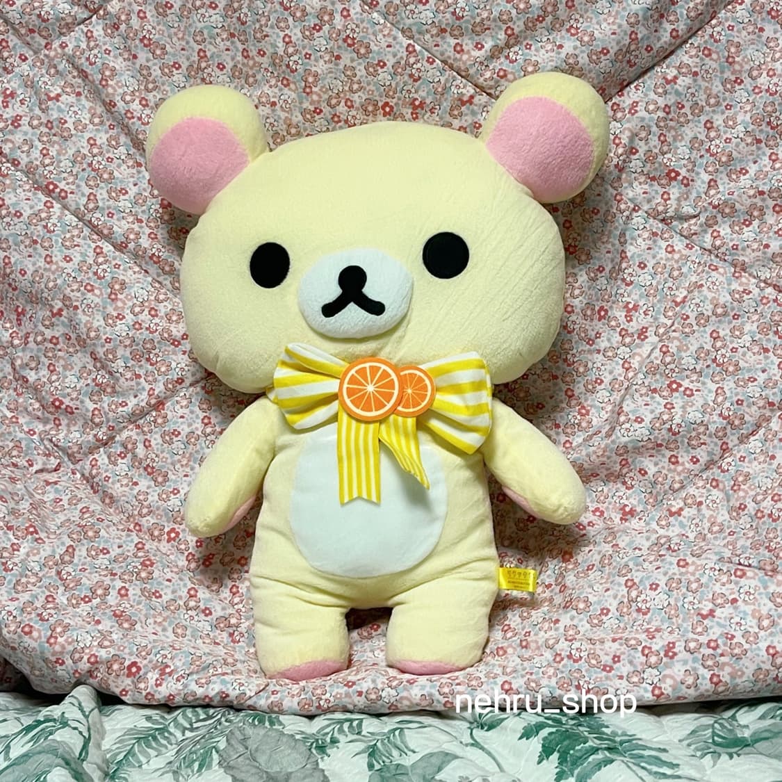 (이체시 에눌) 고전 코리락쿠마 대형 코리락쿠마 오렌지 리본 인형 상품이미지1