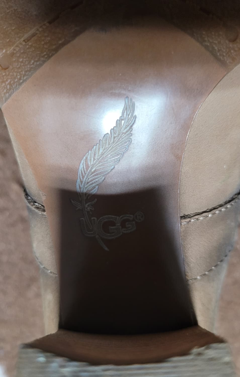 UGG 스웨이드 여성 앵글 부츠(6.5) 상품이미지9