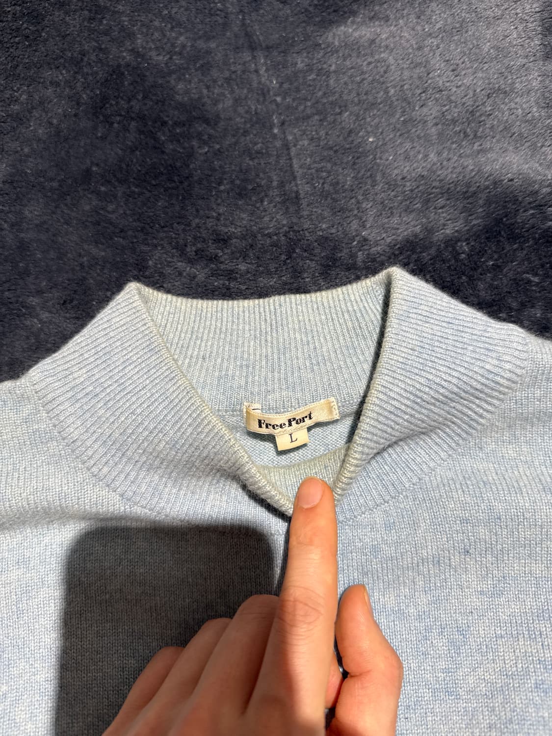 Freeport 프리포트 캐시미어 니트 팝니다. 상품이미지2