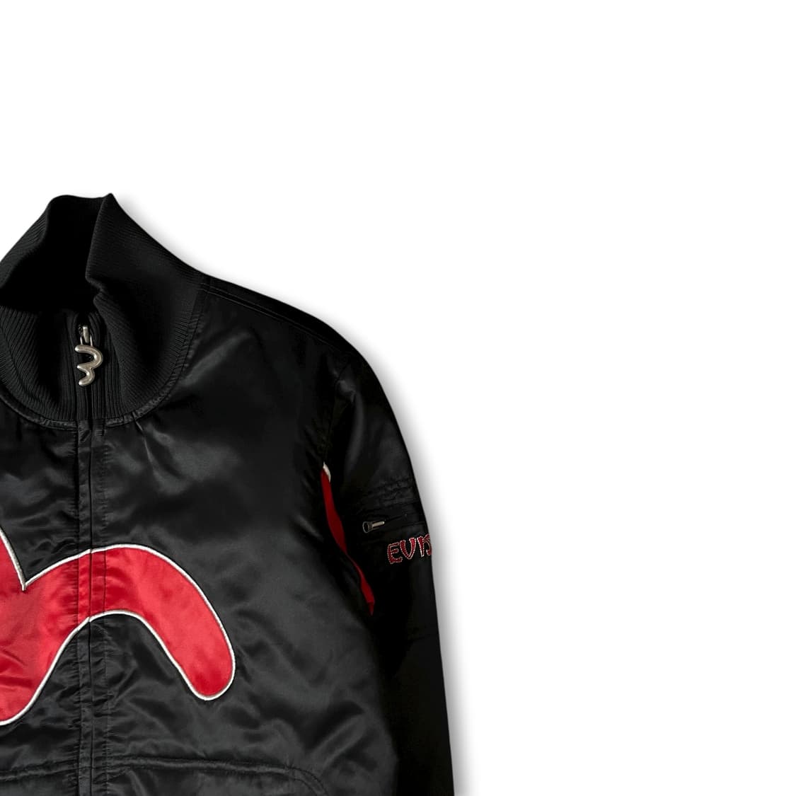 에비수 빅로고 검정 레드 바시티 자켓 M 상품이미지2