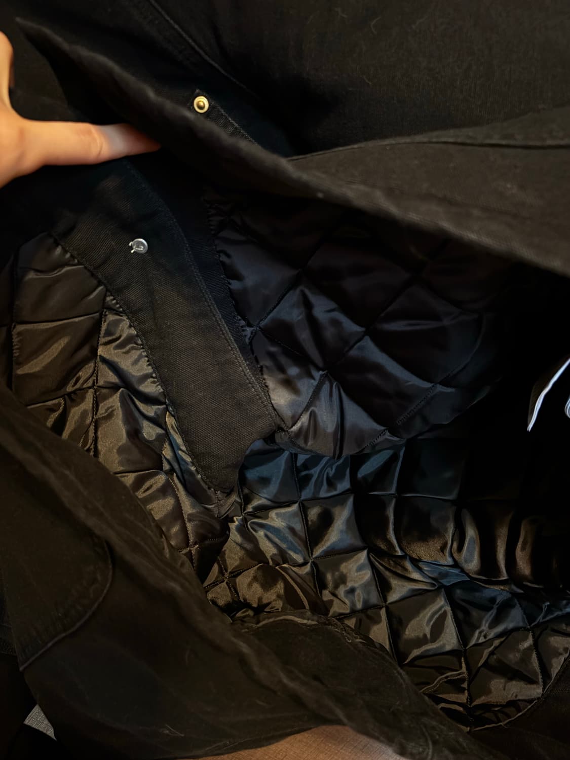 칼하트 OG 초어 코트 블랙 M 새상품 상품이미지8