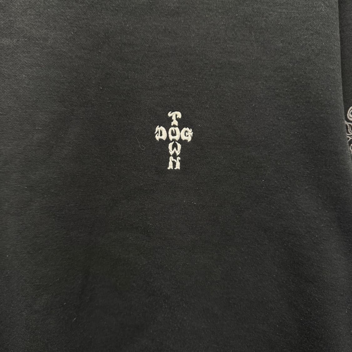 도그 타운 블랙 드래곤 롱 슬리브 흑룡 그래픽 프린팅 디테일 블랙 상품이미지6