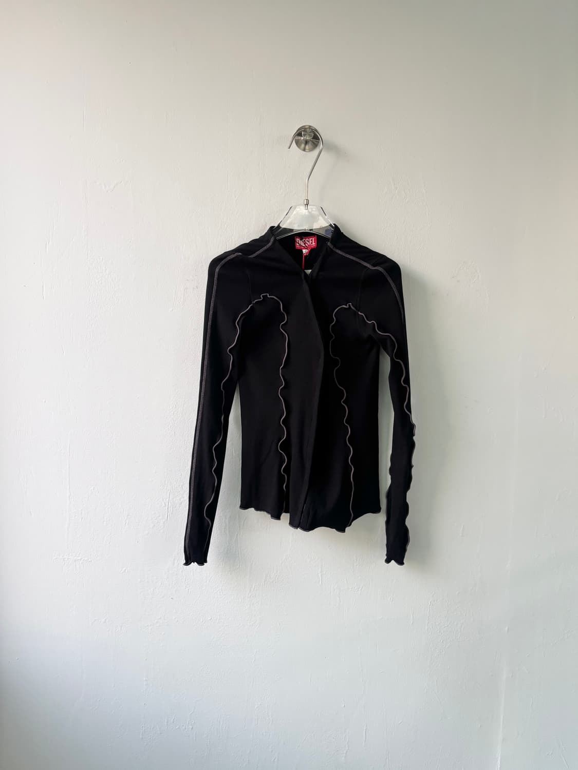 디젤 웨이브 심 후크 가디건 상품이미지4