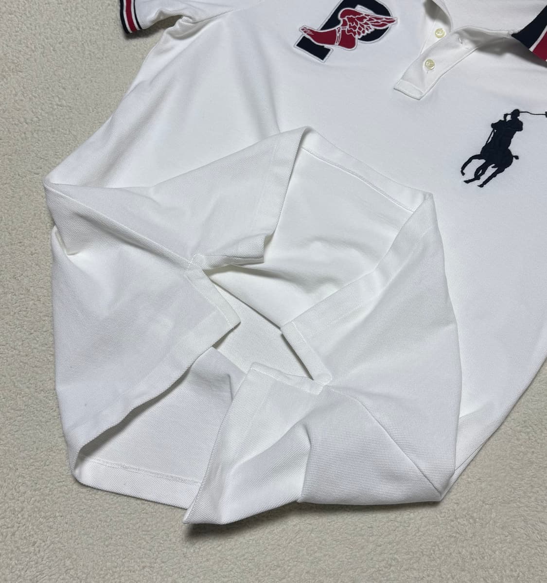 폴로 랄프로렌 빅포니 흰검 반팔 상품이미지6