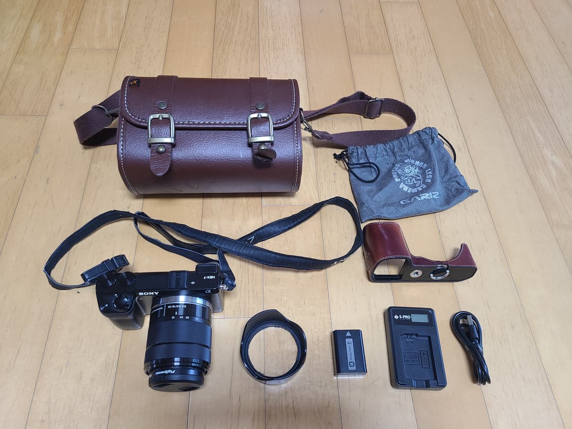 소니 NEX-7 + sel1855 렌즈 (가방 등 포함) 상품이미지1
