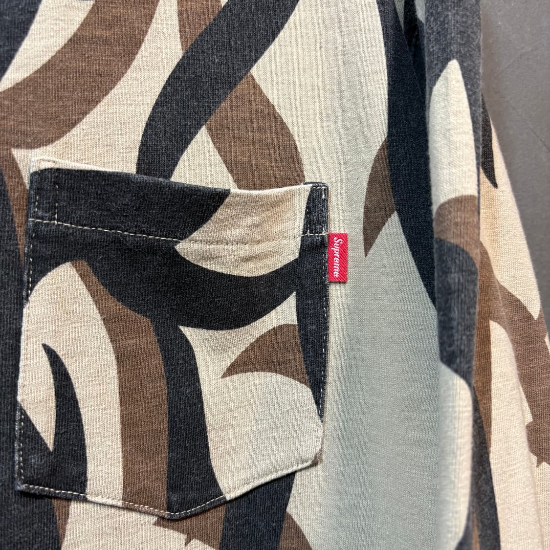 [XL] SUPREME 슈프림 카모 롱 슬리브 상품이미지2