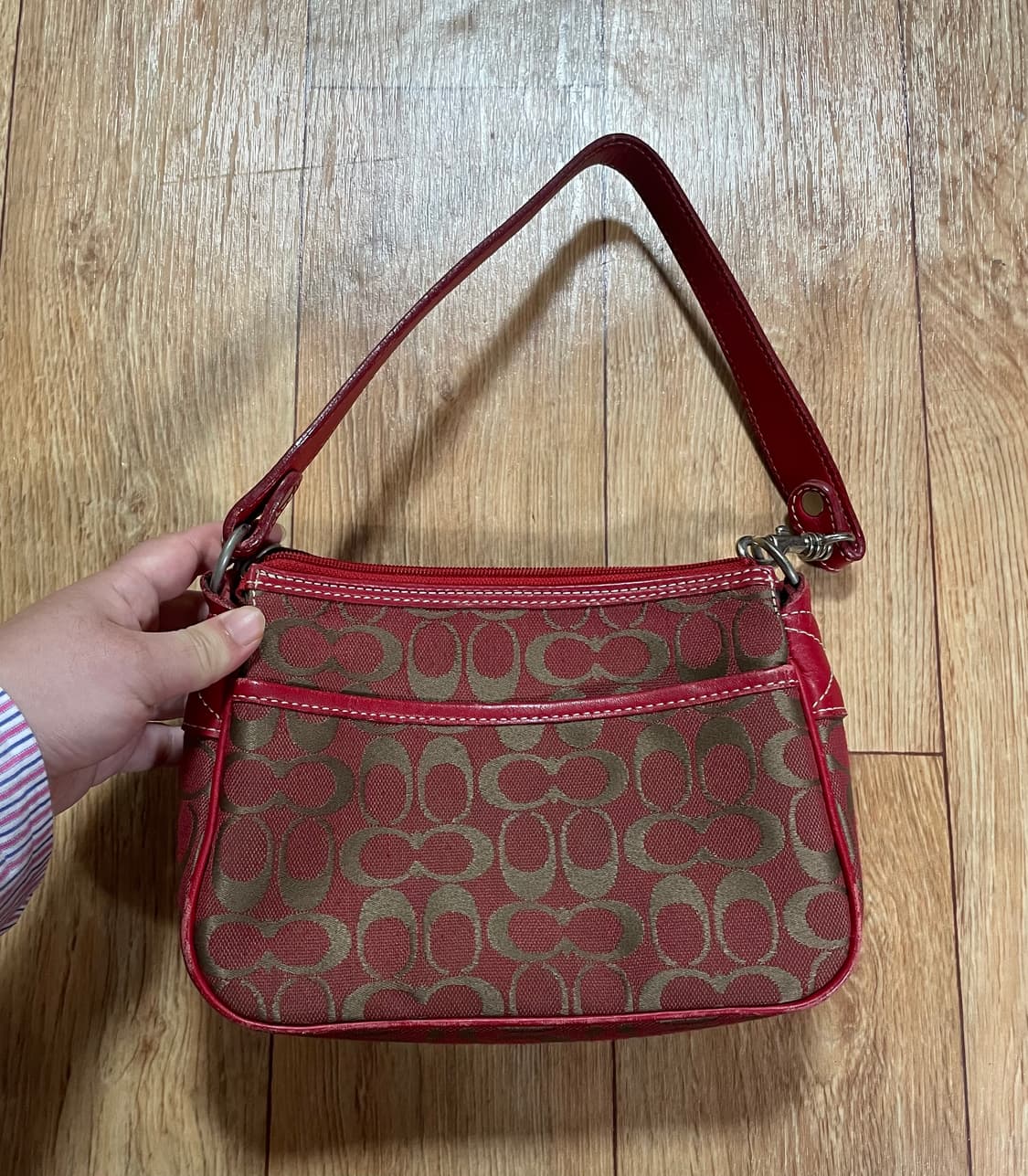 COACH 코치 레드 숄더백 토트백 가방 대장 상품이미지2