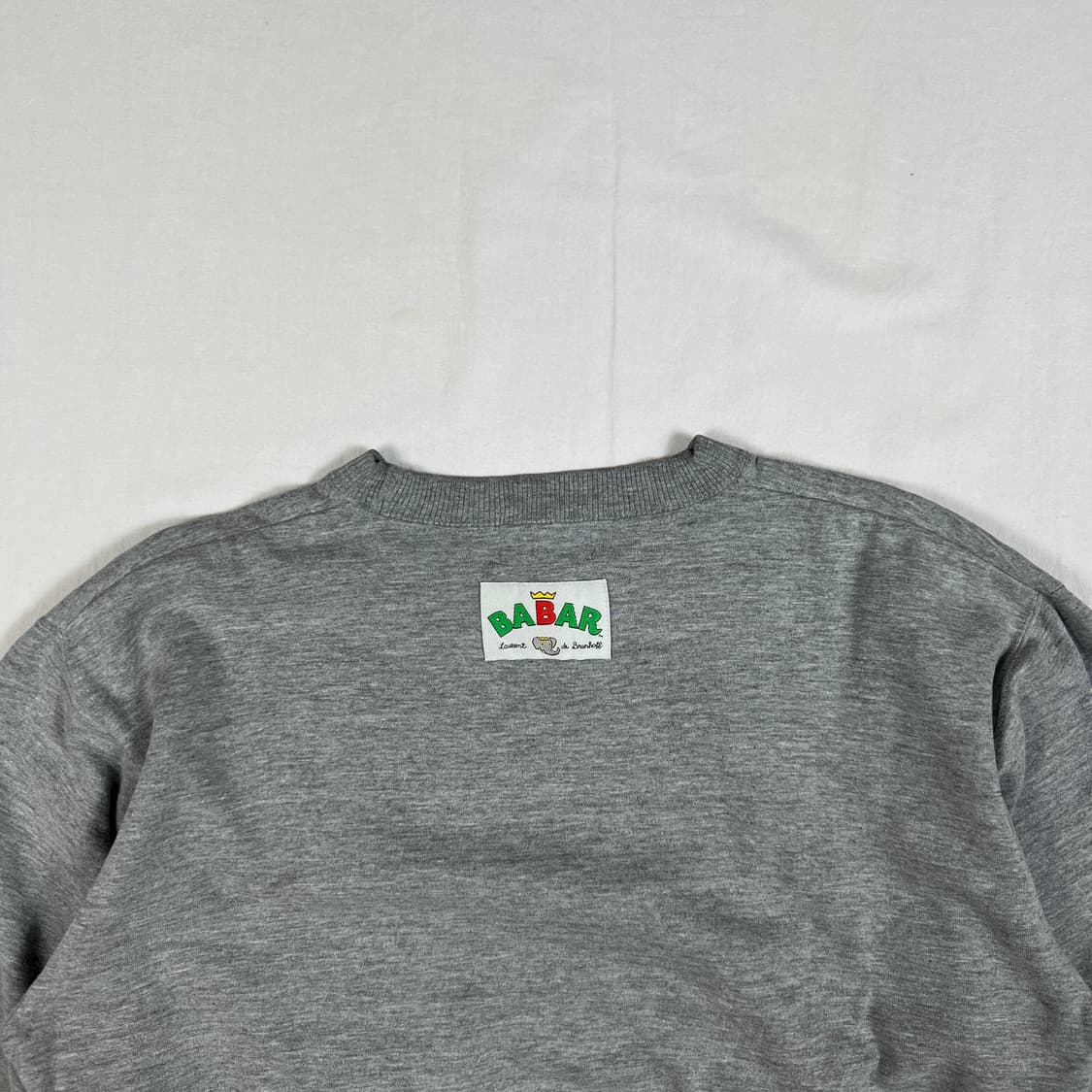 90’s 96년도 babar 카툰 프린트 맨투맨 상품이미지6
