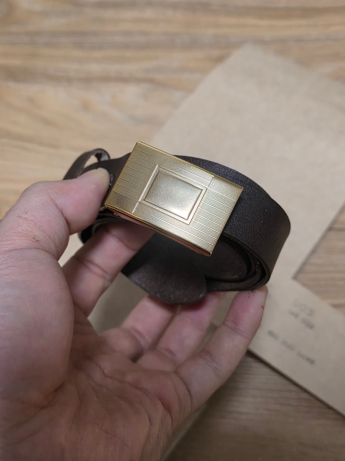 1회착 택포20만)25fw타이가 타카하시 003벨트 머드다이 상품이미지2