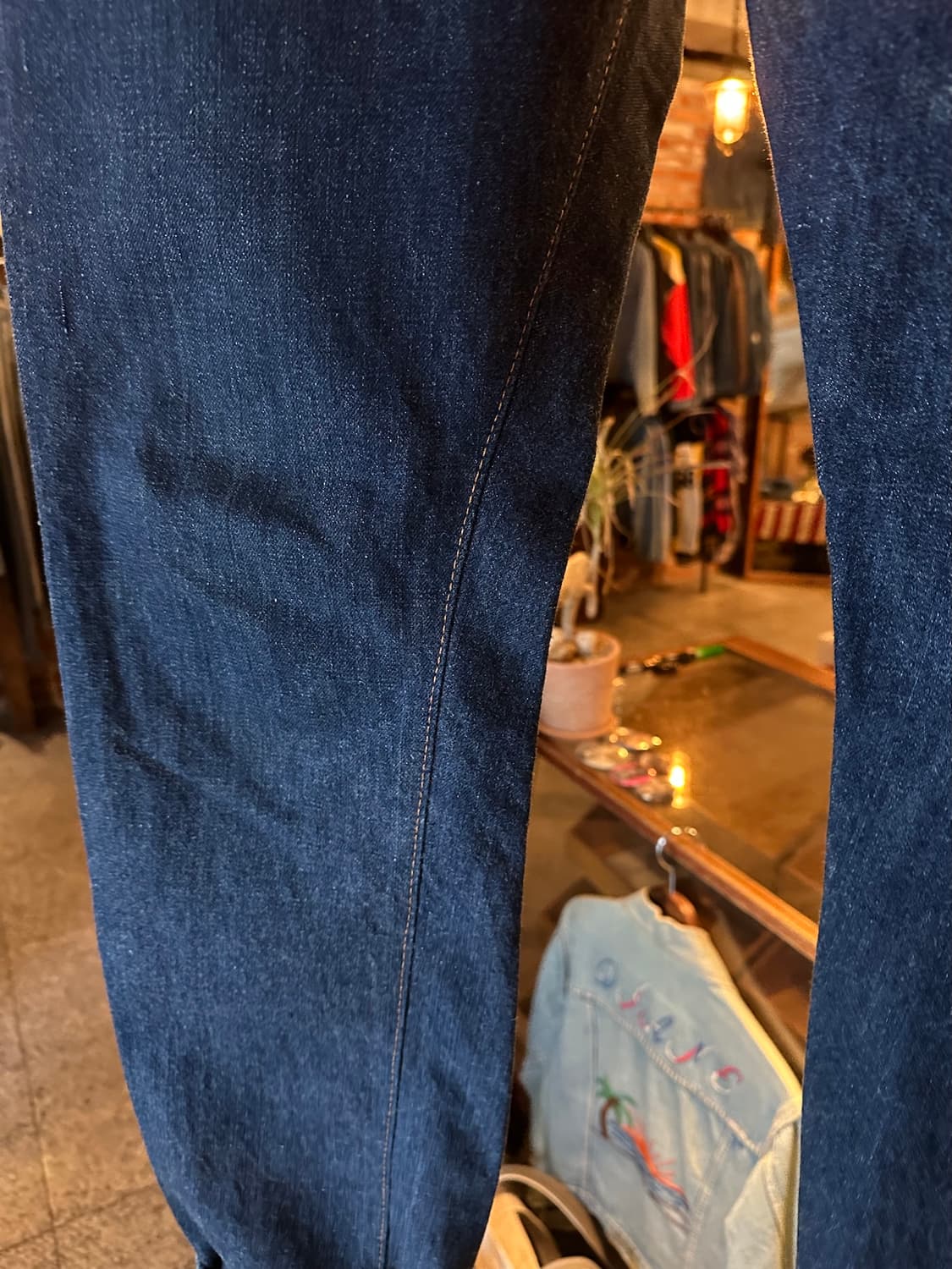 70s USA 빈티지 리바이스 501 66전기 셀비지 데님 팬츠 상품이미지4