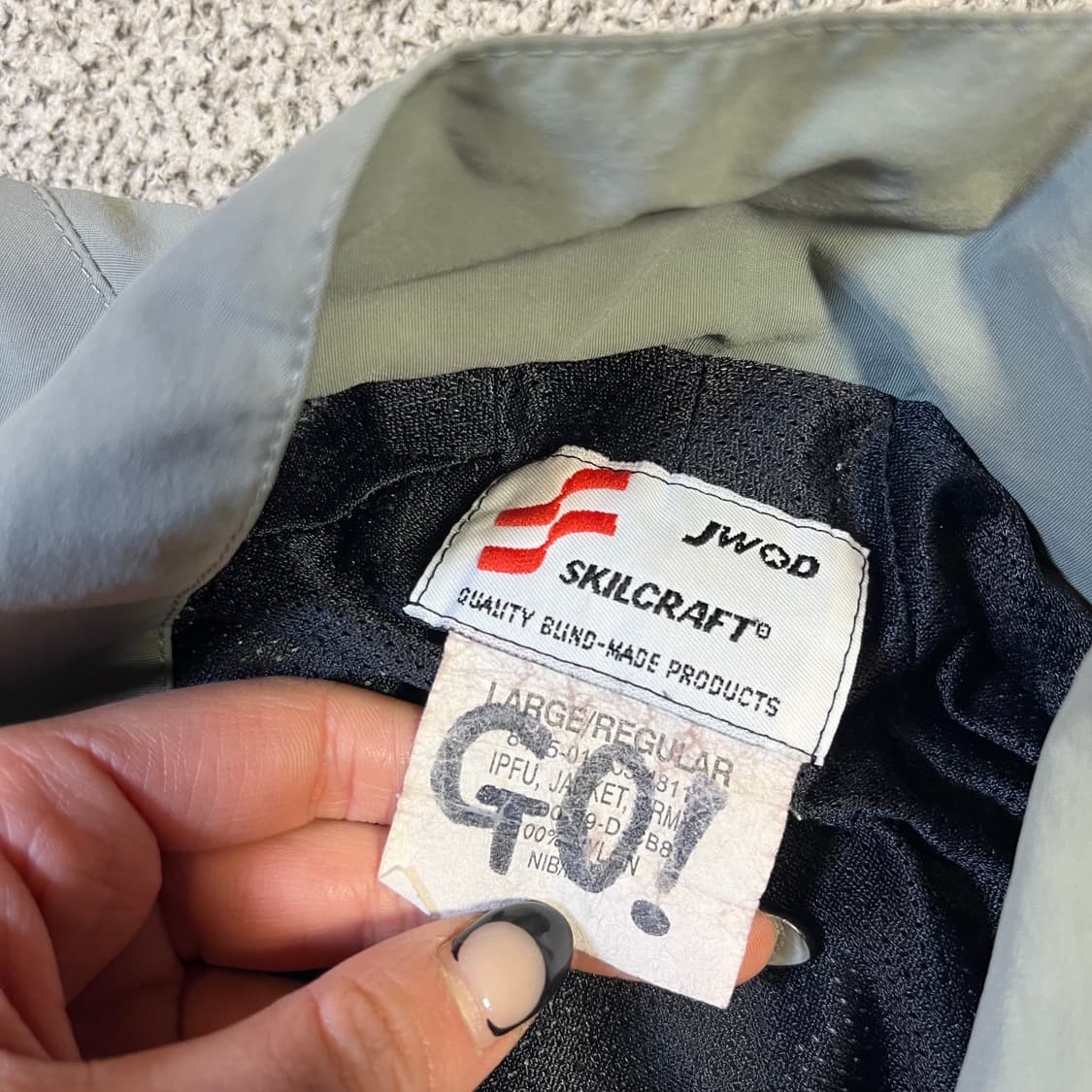 IPFU US 미군 오리지널 바람막이 자켓 상품이미지4