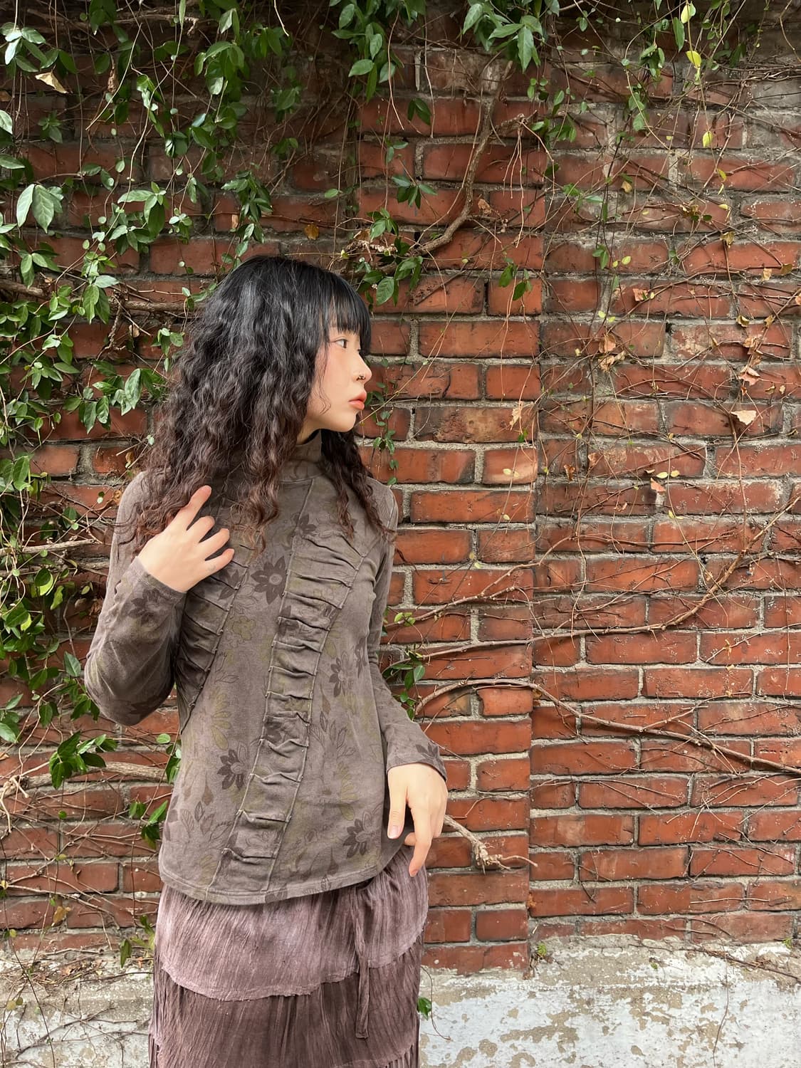 페어리 히피무드 셔링 롱슬리브 상품이미지2