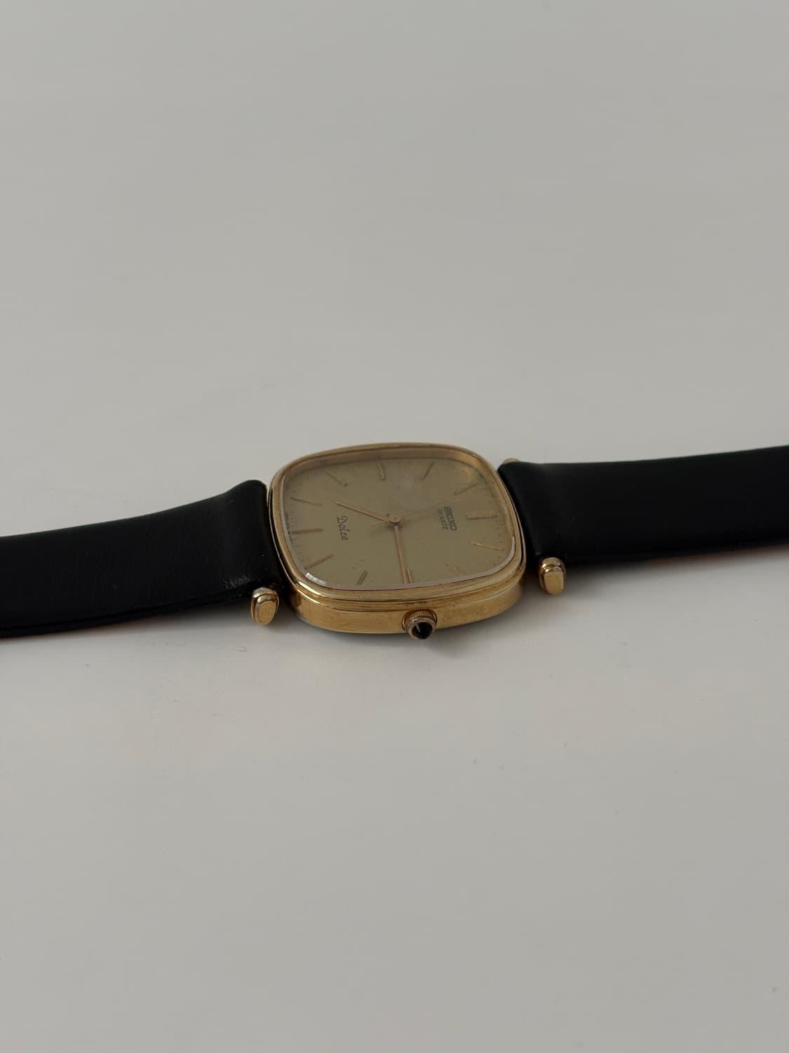 1980s Dolce Gold Square Quartz 상품이미지5