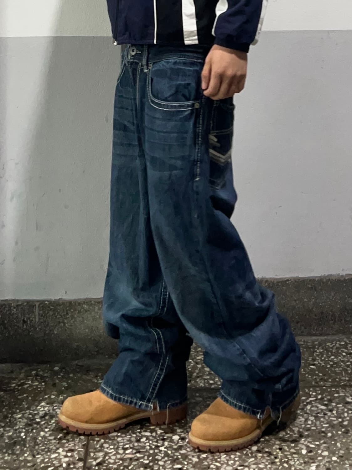 빈티지 자수 힙합팬츠 상품이미지2