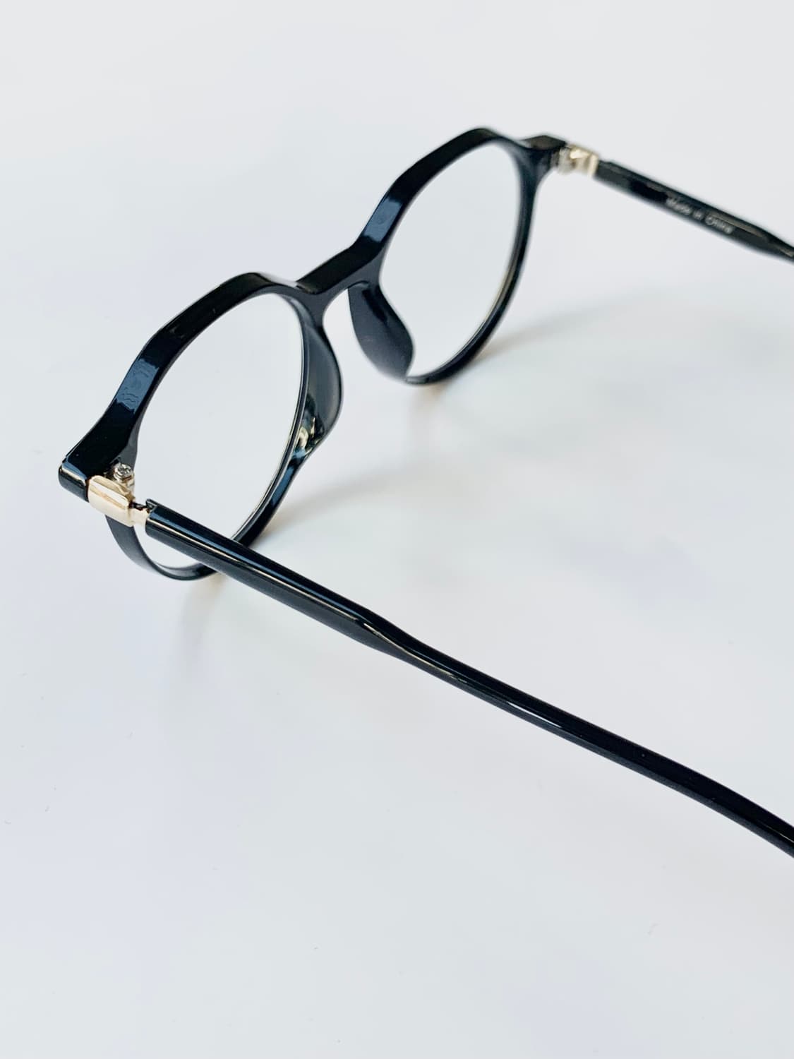 오피스 라운드 오버사이즈 블루라이트 렌즈 장착 뿔테 327 상품이미지5