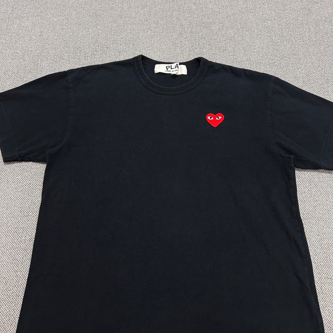 꼼데가르송 레드와펜 블랙 반팔(XL) 상품이미지2