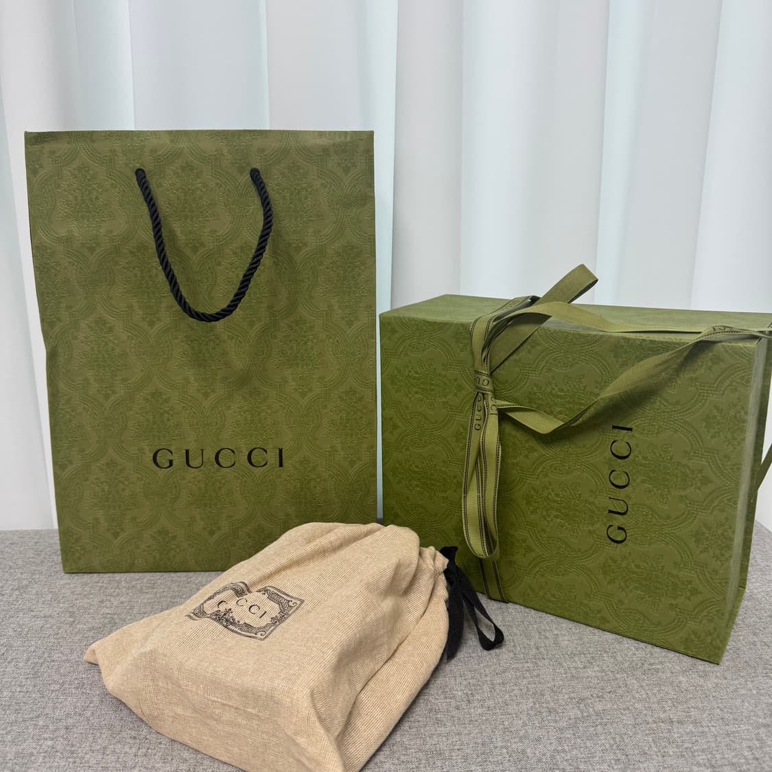 구찌 오피디아 GG 미니 체인 숄더백 블랙 그레이 데님 정품 상품이미지5