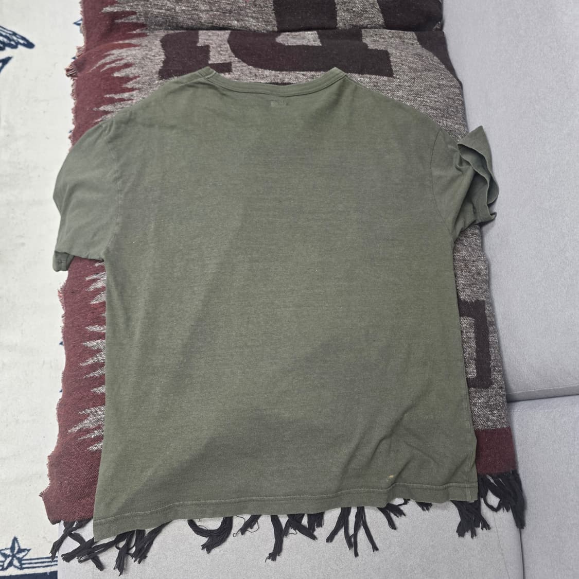 비즈빔 22ss 점보 반팔 티셔츠 카키 상품이미지2