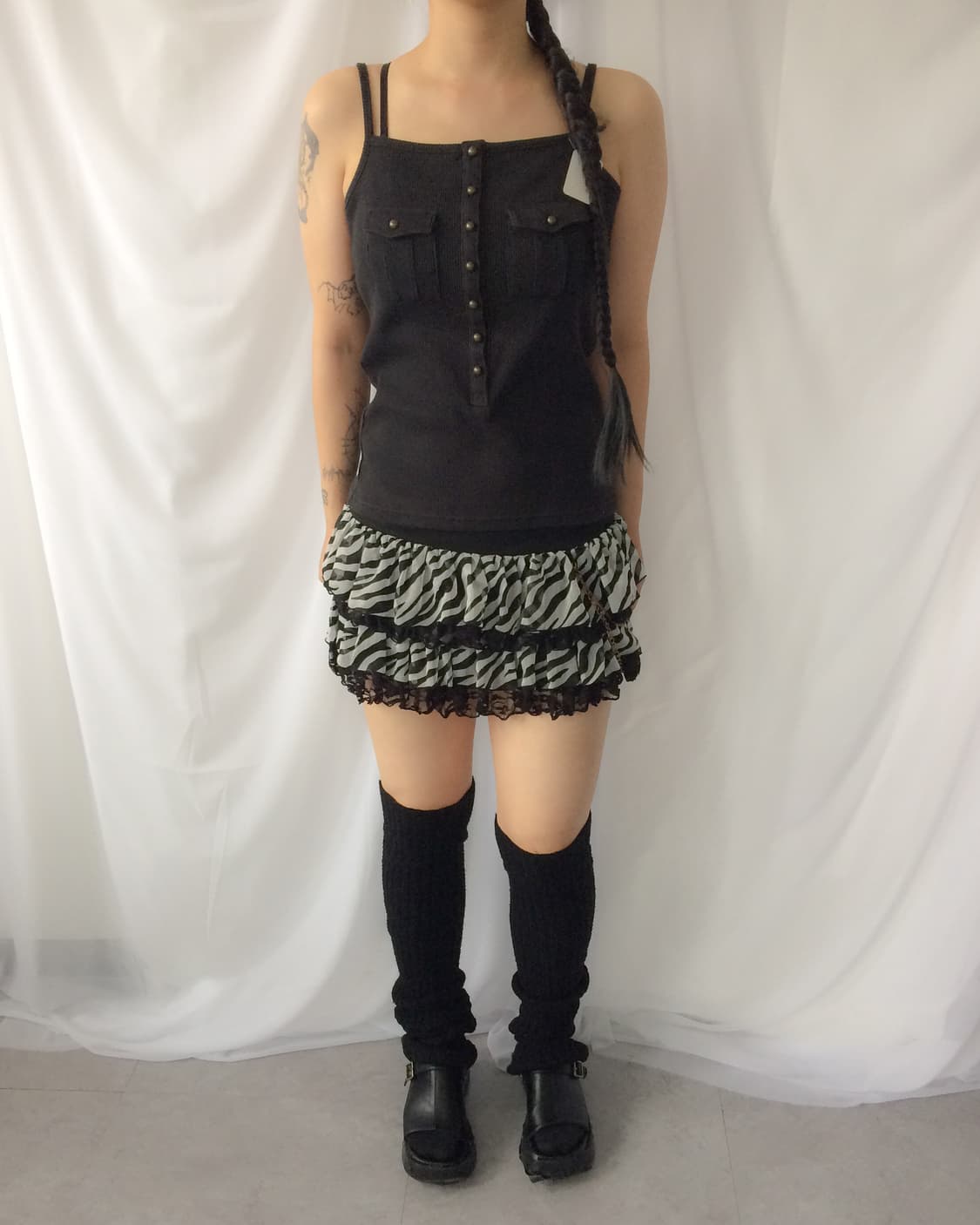 pocket point button up ribbed sleeveless 상품이미지1