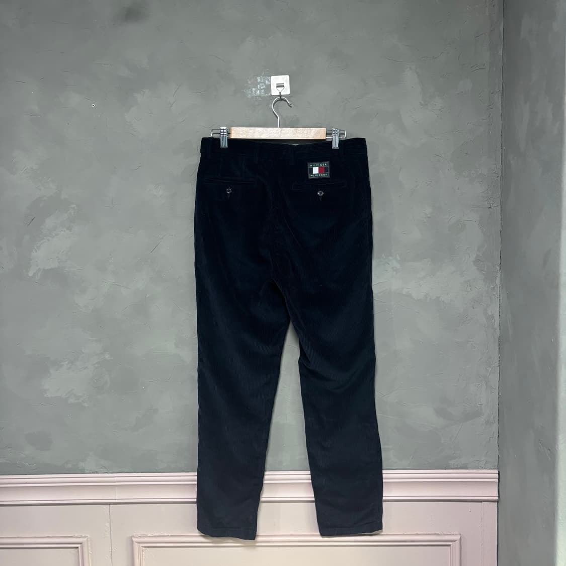 타미힐피거 코듀로이 팬츠 네이비 스트레이트핏 상품이미지4