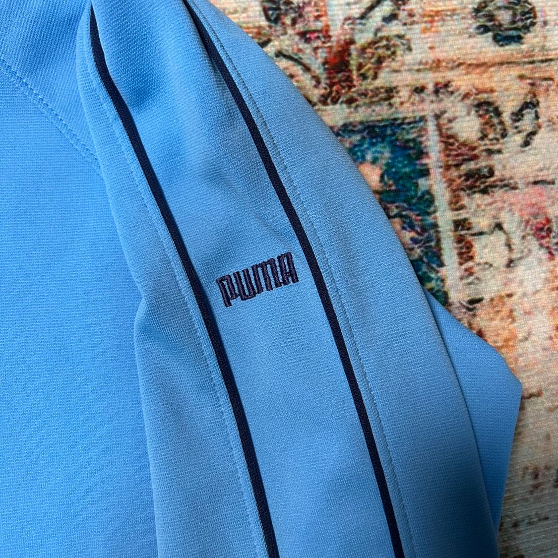 [L] 푸마 재팬 스카이블루 져지 트랙탑 자켓 상품이미지2