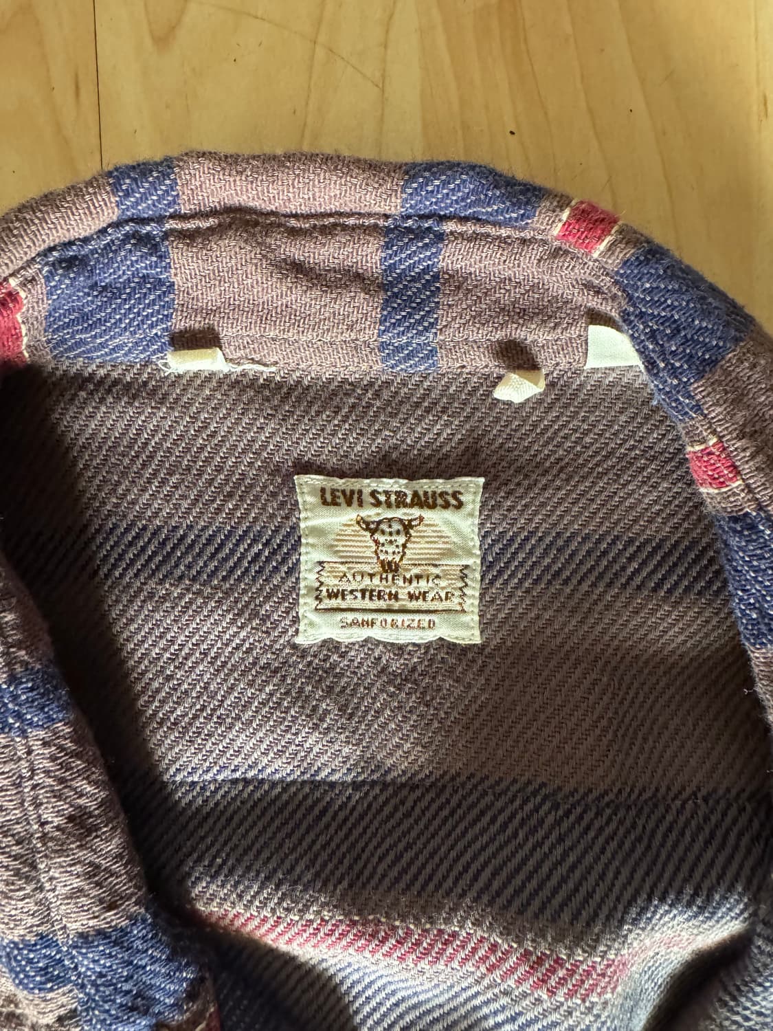 리바이스 빈티지 클로딩 LVC 블랭킷 셔츠 상품이미지3