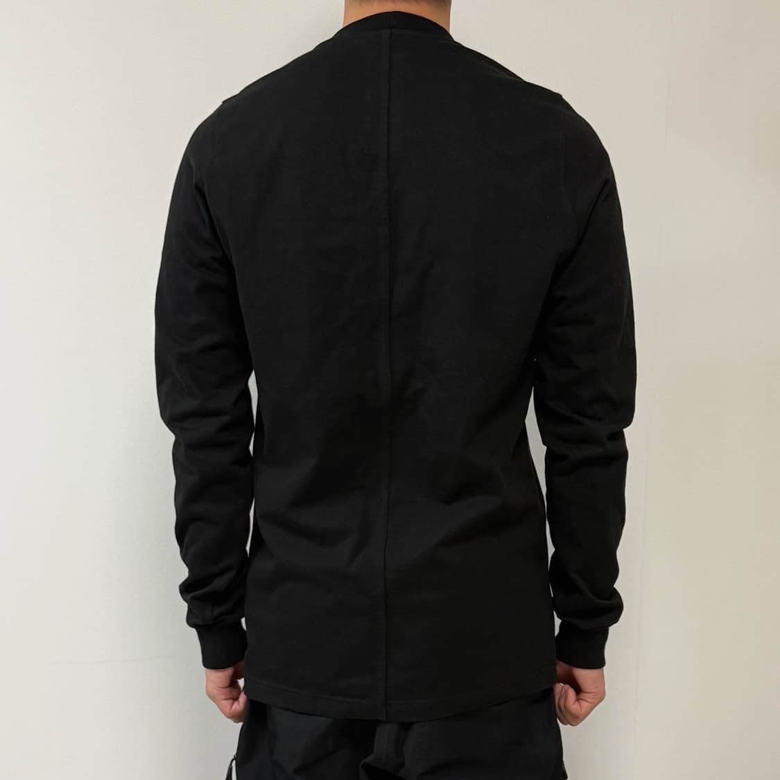 릭오웬스 16SS "CYCLOPS" 헤비 코튼 긴팔 티셔츠 롱슬리브 블랙 상품이미지2