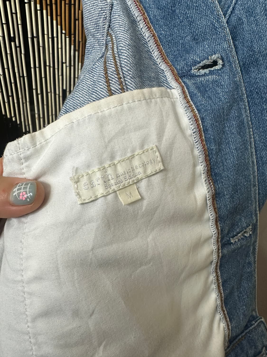 earth music denim jacket 상품이미지4