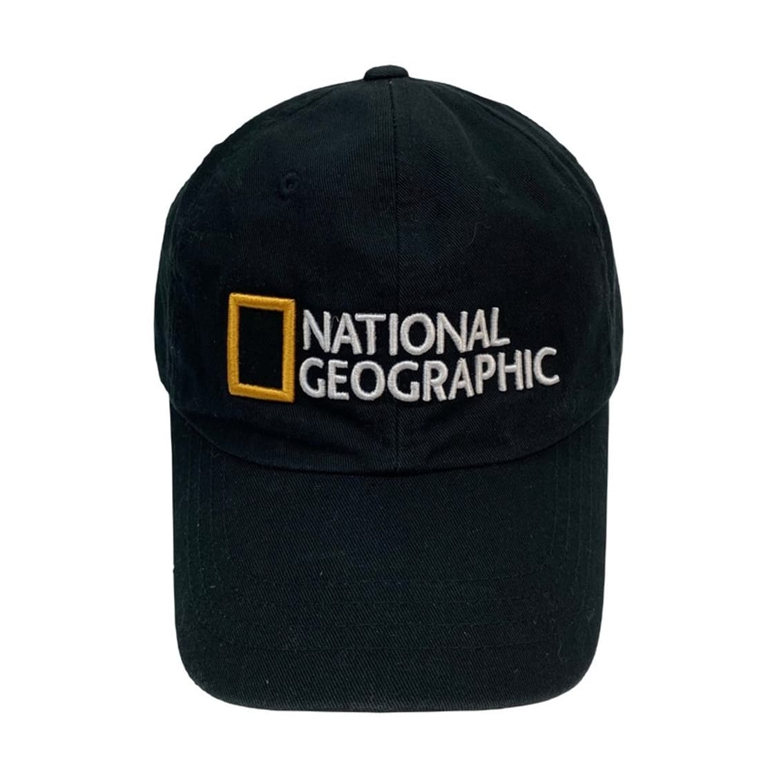 내셔널지오그래픽 시그니처 빅로고 볼캡 블랙 상품이미지1
