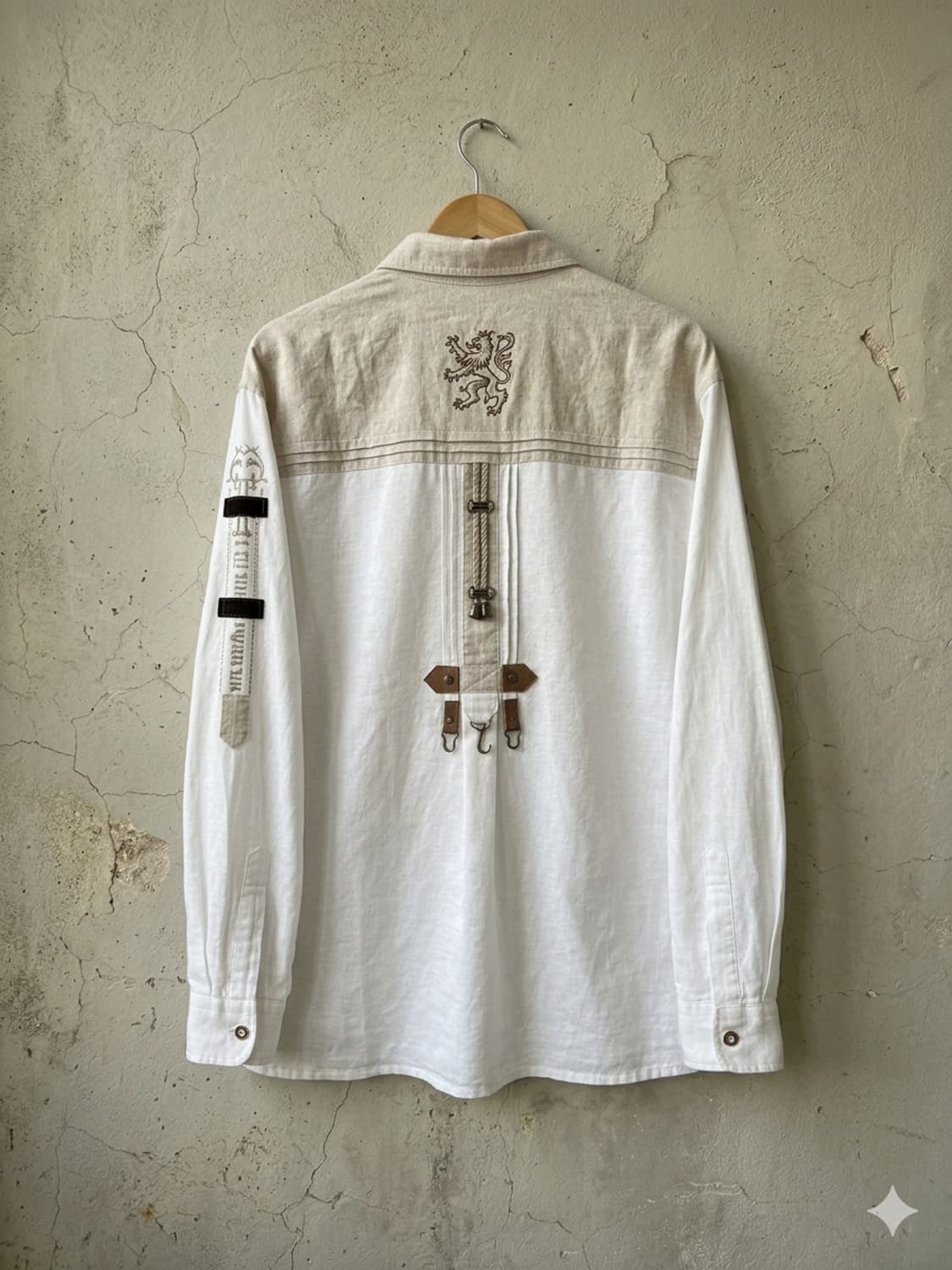 𝐄𝐮𝐫𝐨𝐩𝐞𝐚𝐧 티롤리언 린넨 셔츠 상품이미지3