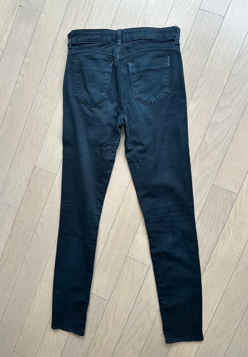 [택포] 씨위 블랙 스키니진 24사이즈 데님 청바지 상품이미지2