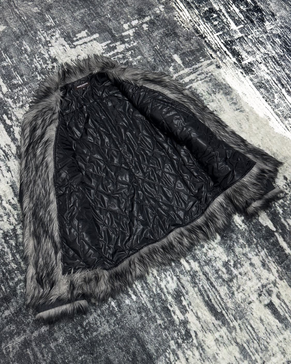 {Hideaways} Faux Fur-Trim Denim Jacket 상품이미지8