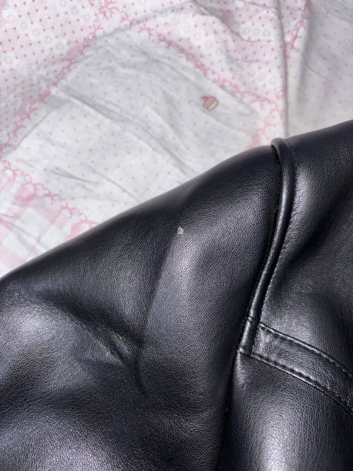 LEARHERY 레더리 오버핏 무스탕 가죽 레더 자켓 상품이미지3