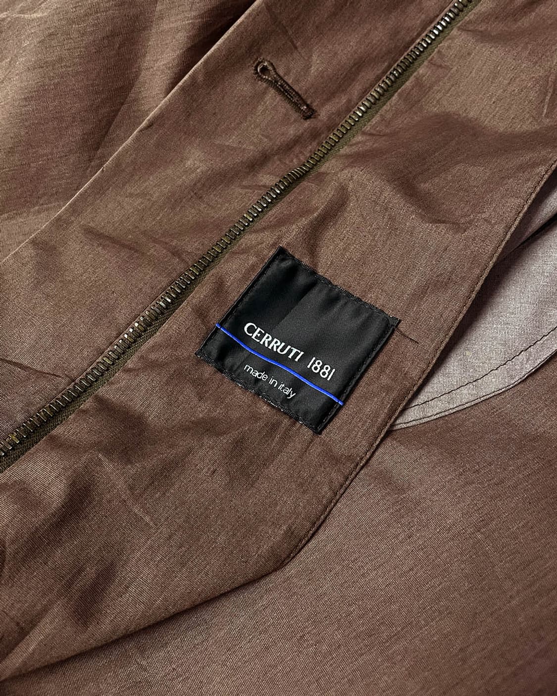 CERRUTI 1881 브라운 밀리터리 자켓 상품이미지9