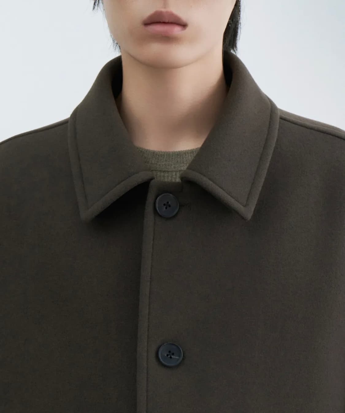 데일리 하프 발마칸 코트 [카키 브라운] L 상품이미지3