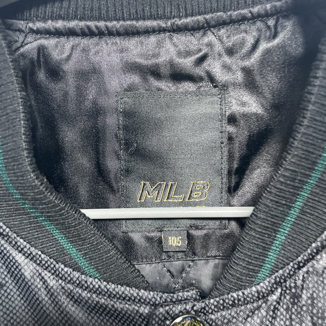 MLB 뉴욕 양키스 블랙 패턴 야구 점퍼 스타디움 점퍼 상품이미지3