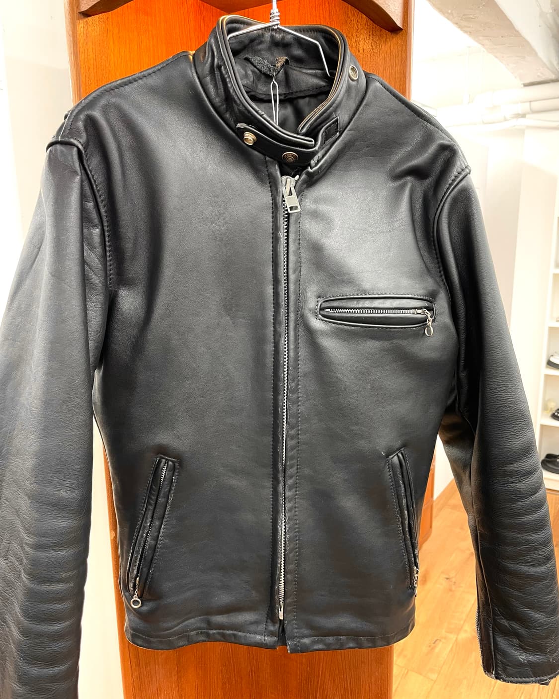 [34] 쇼트 641 레더 라이더 자켓 상품이미지2