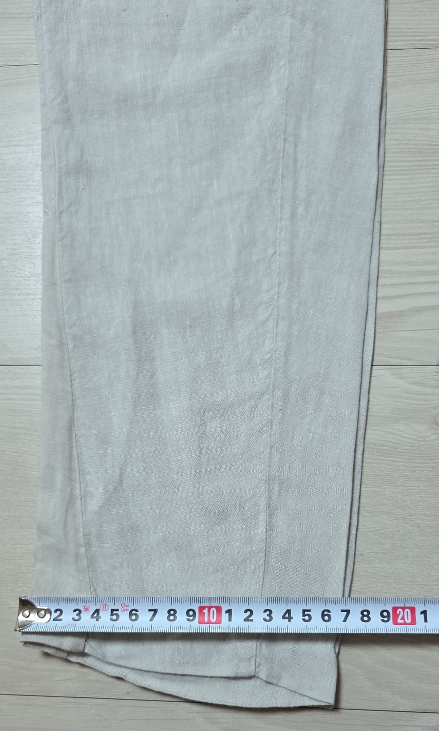 트렌짓 린넨펜츠 라이트베이지 xs(30) 상품이미지8