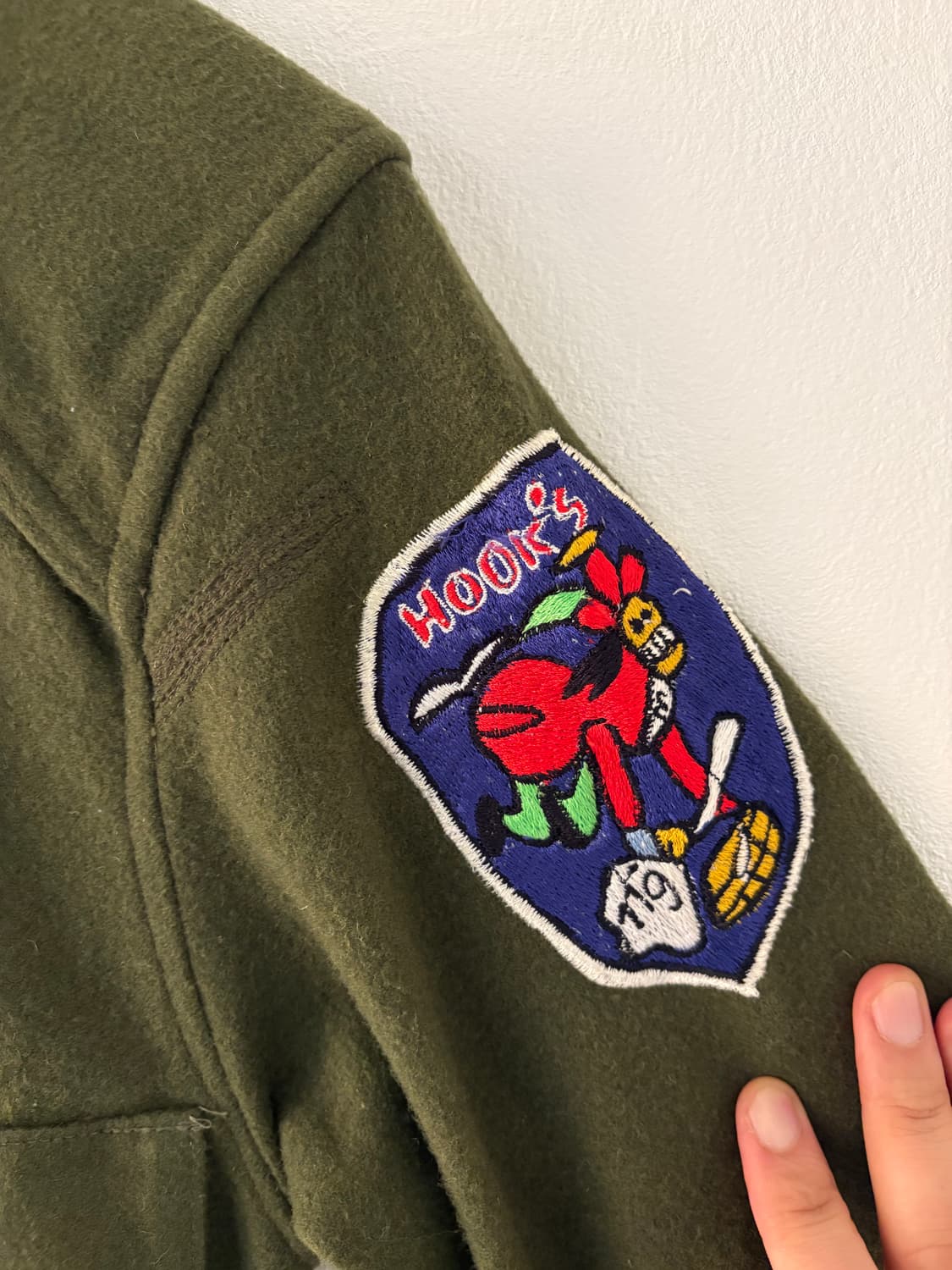 50-60's U.S Army og-108 tour wool shirt 상품이미지4