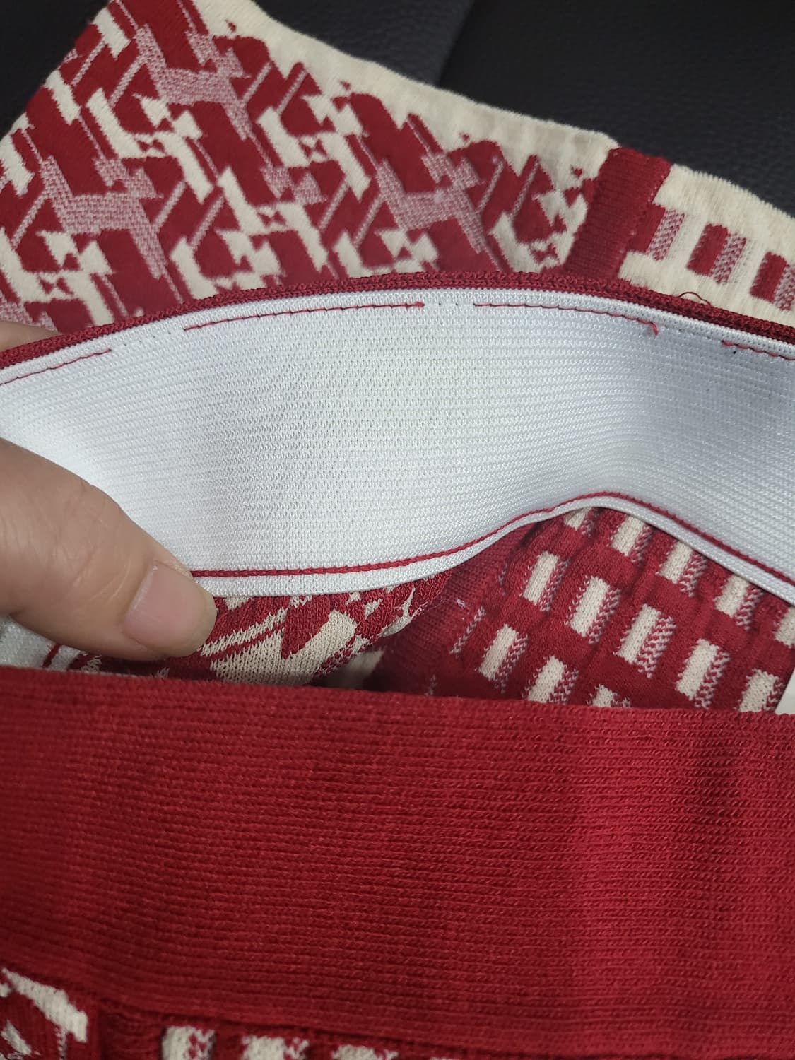 한섬 시스템 패턴 밴딩 스커트 상품이미지4